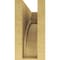 Ekena Millwork 8"W x 24"D x 16"H Classic Rockford Rough Cedar Woodgrain TimberThane Corbel, Primed Tan CORUR08X24X16ROCRCPR - alternate 5